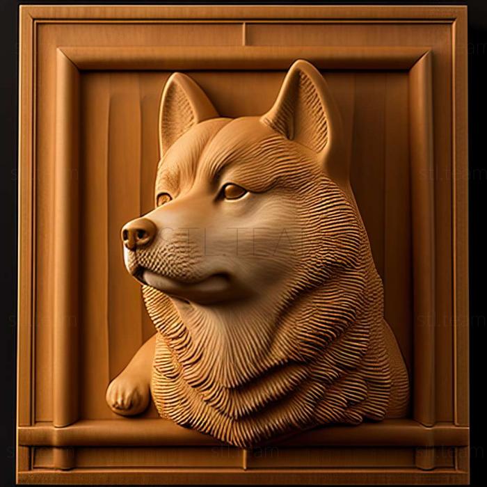 3D модель Собака дземон шиба (STL)